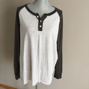 Men’s Arizona Henley long sleeve shirt- XXL